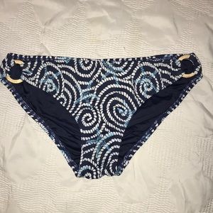 VV printed bikini bottoms